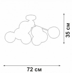 Люстра на штанге Vitaluce V3772 V3772-8/8PL в Троицке - troick.ok-mebel.com | фото 4