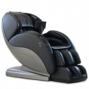 Массажное кресло PS6500 черно-серебряное в Троицке - troick.ok-mebel.com | фото