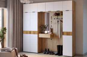 МЕБЕЛЬСОН К12 Прихожая (белое дерево) в Троицке - troick.ok-mebel.com | фото