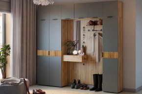МЕБЕЛЬСОН К12 Прихожая (графит) в Троицке - troick.ok-mebel.com | фото