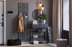 МЕБЕЛЬСОН К19 Прихожая (графит) в Троицке - troick.ok-mebel.com | фото
