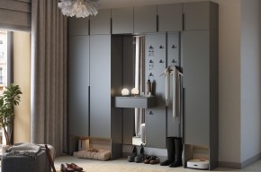 МЕБЕЛЬСОН К32 Прихожая (графит) в Троицке - troick.ok-mebel.com | фото