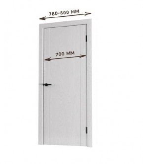 Межкомнатная дверь Bolivar Роялвуд белый (комплект) 700 в Троицке - troick.ok-mebel.com | фото