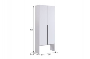 МЕРСИ Прихожая (модульная) белое дерево в Троицке - troick.ok-mebel.com | фото 4