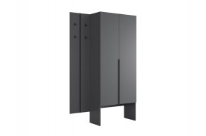 МЕРСИ Прихожая (модульная) графит в Троицке - troick.ok-mebel.com | фото 6