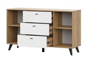 МИЛАН Детская (Дуб Золотой/Белый матовый) в Троицке - troick.ok-mebel.com | фото 17
