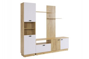 МОДИ К1 Гостиная (белое дерево) в Троицке - troick.ok-mebel.com | фото 6