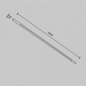 Модульный светильник Maytoni Basis C100CL-L1000-24W3-6K-BS в Троицке - troick.ok-mebel.com | фото 6
