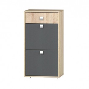 Монако-2 Тумба ТБ-01 (Дуб Сонома/Графит) в Троицке - troick.ok-mebel.com | фото