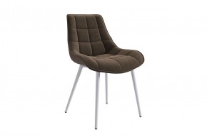 МОНТИ Стул (кофе (велюр)/белый) в Троицке - troick.ok-mebel.com | фото