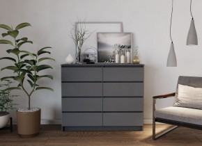 МОРИ МК 1200.8 Комод (графит) в Троицке - troick.ok-mebel.com | фото