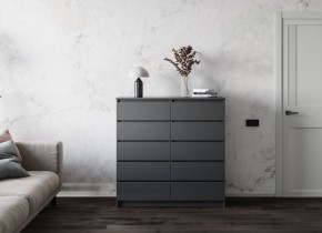 МОРИ МК 1200.10 Комод (графит) в Троицке - troick.ok-mebel.com | фото