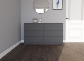 МОРИ МК 1380.6 Комод (графит) в Троицке - troick.ok-mebel.com | фото