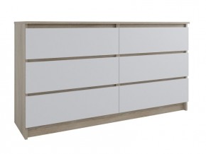 МОРИ МК 1380.6 Комод (Дуб Сонома/Белый) в Троицке - troick.ok-mebel.com | фото