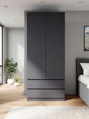 МОРИ МШ 900.2 Шкаф (графит) в Троицке - troick.ok-mebel.com | фото 3
