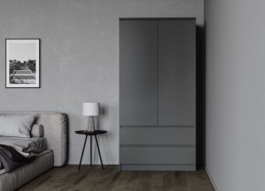 МОРИ МШ 900.1 Шкаф (графит) в Троицке - troick.ok-mebel.com | фото 2