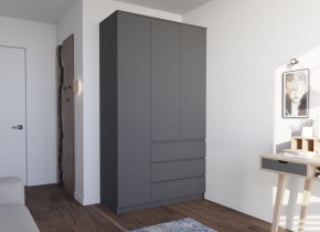 МОРИ МШ 1200.1 Шкаф (графит) в Троицке - troick.ok-mebel.com | фото
