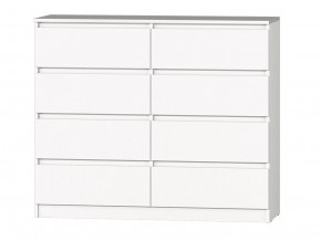 МС "Хилтон" Комод №3 1200 (8 ящ.) белый текстурный в Троицке - troick.ok-mebel.com | фото 2