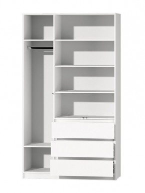 МС "Хилтон" Шкаф №2 1200 (Белый текстурный) в Троицке - troick.ok-mebel.com | фото 3