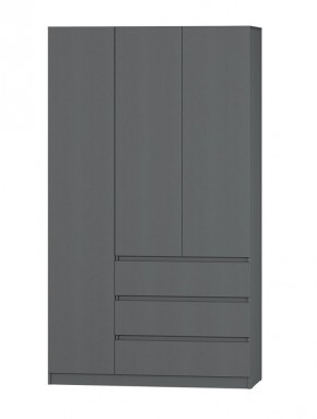 МС "Хилтон" Шкаф №2 1200 (Графит) в Троицке - troick.ok-mebel.com | фото 2