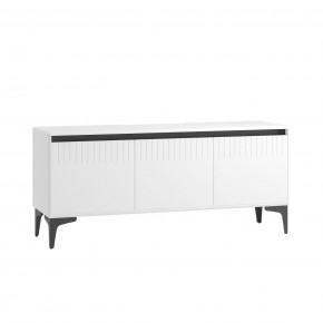 Муар Тумба под ТВ 13.261.01 (Белый) в Троицке - troick.ok-mebel.com | фото