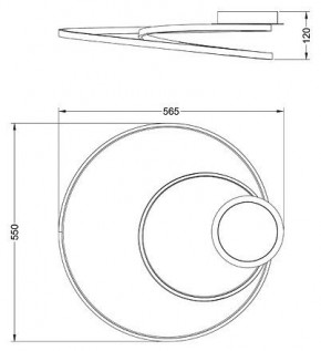 Накладной светильник Arte Lamp Millo A3893PL-30BK в Троицке - troick.ok-mebel.com | фото 2