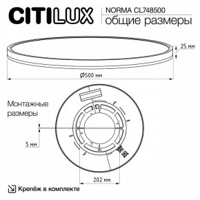 Накладной светильник Citilux Norma CL748500 в Троицке - troick.ok-mebel.com | фото 11