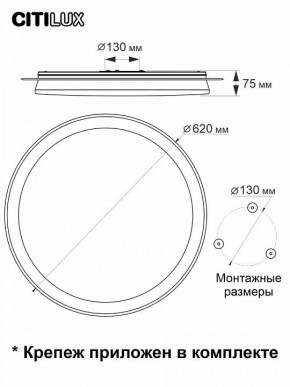 Накладной светильник Citilux Спутник CL734900G в Троицке - troick.ok-mebel.com | фото 12