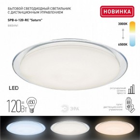 Накладной светильник Эра Классик SPB-6-120-RC Saturn (С) в Троицке - troick.ok-mebel.com | фото 3