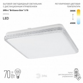 Накладной светильник Эра Классик SPB-6 Brilliance Slim S 70 в Троицке - troick.ok-mebel.com | фото 2