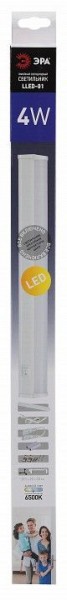 Накладной светильник Эра  LLED-01-04W-6500-W в Троицке - troick.ok-mebel.com | фото 4