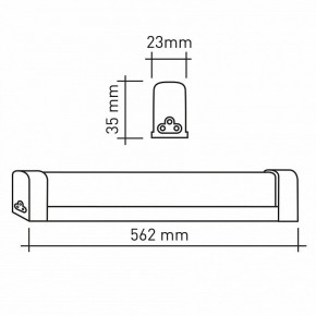 Накладной светильник Эра  LLED-04-0-40K-008 в Троицке - troick.ok-mebel.com | фото 2