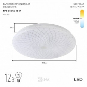 Накладной светильник Эра Slim SPB-6 Slim 3 12-4K в Троицке - troick.ok-mebel.com | фото 2