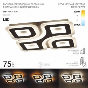 Накладной светильник Эра  SPB-6 GEO 4 RC 75 в Троицке - troick.ok-mebel.com | фото 2