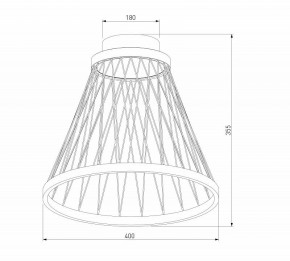Накладной светильник Eurosvet Cesta 40018/1 LED коричневый в Троицке - troick.ok-mebel.com | фото 4