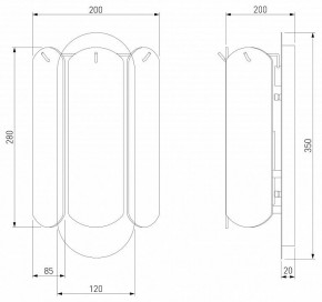 Накладной светильник Eurosvet Claire 60170/2 золото в Троицке - troick.ok-mebel.com | фото 4