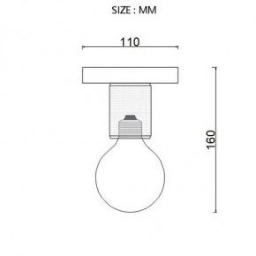 Накладной светильник Imperiumloft RH Utilitaire Socket 48,071 в Троицке - troick.ok-mebel.com | фото 7