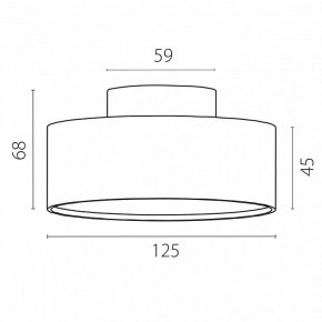 Накладной светильник Lightstar Acuto 215947 в Троицке - troick.ok-mebel.com | фото 3