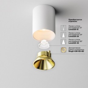 Накладной светильник Maytoni Alfa LED C064CL-8W2.7K-RD-WB в Троицке - troick.ok-mebel.com | фото 3