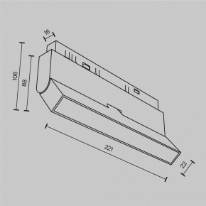 Накладной светильник Maytoni Basis Rot TR036-2-12W2.7K-B в Троицке - troick.ok-mebel.com | фото 7