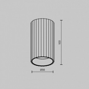 Накладной светильник Maytoni Calipso C106CL-01-GU10-BS в Троицке - troick.ok-mebel.com | фото 5