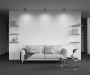 Накладной светильник Maytoni Glare C091CL-12W4K-BS в Троицке - troick.ok-mebel.com | фото 4