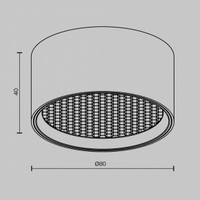 Накладной светильник Maytoni Glare C122CL-L7-3K-W в Троицке - troick.ok-mebel.com | фото 6