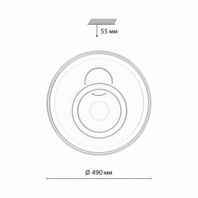 Накладной светильник Sonex Gemini 7785/85L в Троицке - troick.ok-mebel.com | фото 10