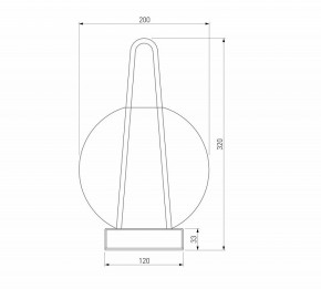 Настольная лампа декоративная Eurosvet Frasco 80507/1 черный в Троицке - troick.ok-mebel.com | фото 3