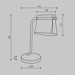 Настольная лампа декоративная Maytoni Cabaret MOD170TL-L8BS3K в Троицке - troick.ok-mebel.com | фото 7