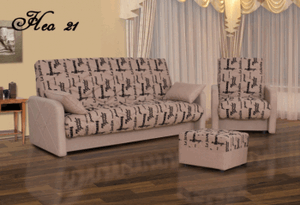 Комплект мягкой мебели НЕО 21М (3+1+ Пуф) в Троицке - troick.ok-mebel.com | фото 1