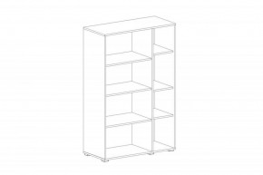 НИЦЦА Гостиная Шкаф-витрина 2 дв в Троицке - troick.ok-mebel.com | фото 2