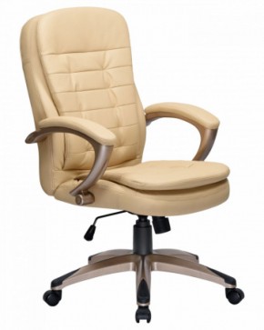 Офисное кресло для руководителей DOBRIN DONALD LMR-106B бежевый в Троицке - troick.ok-mebel.com | фото