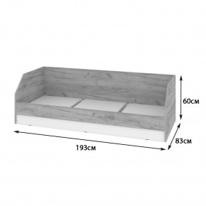 ОЛИВИЯ Детская (модульная) дуб серый/белый в Троицке - troick.ok-mebel.com | фото 14